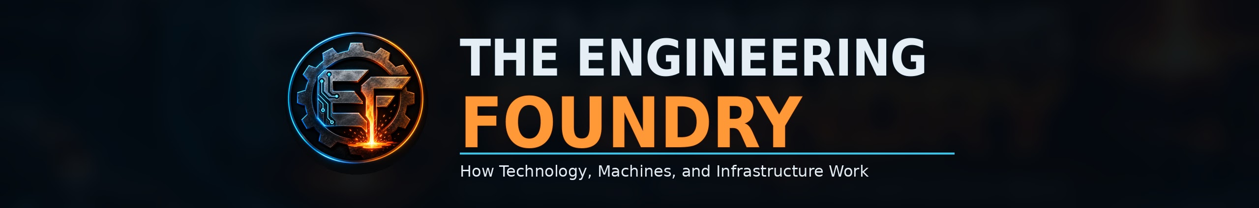 The Engineering Foundry — How Technology, Machines, and Infrastructure Work